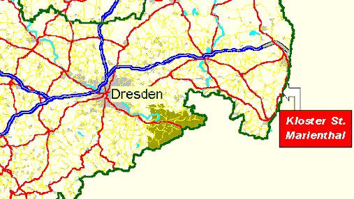 so erreichen Sie uns - im Südosten von Sachsen, in der Oberlausitz, im Dreiländereck, zwischen Görlitz und Zittau