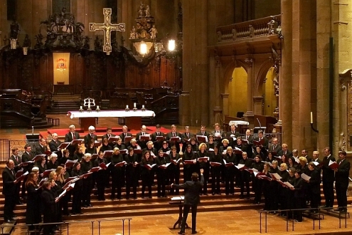 KONZERT ''Anrufungen - Gesänge der Ewigkeit'' in unserer Klosterkirche mit der Domkantorei St. Martin aus Mainz