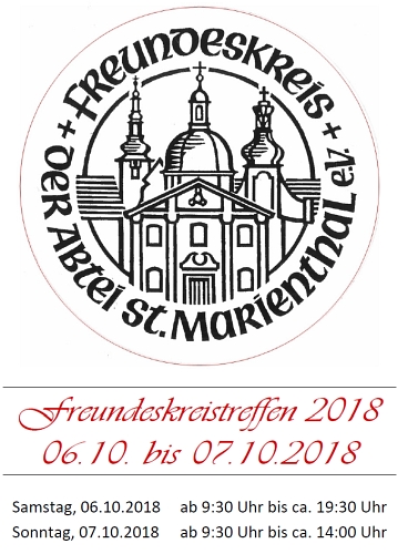 das Freundeskreistreffen 2018 im Kloster St. Marienthal