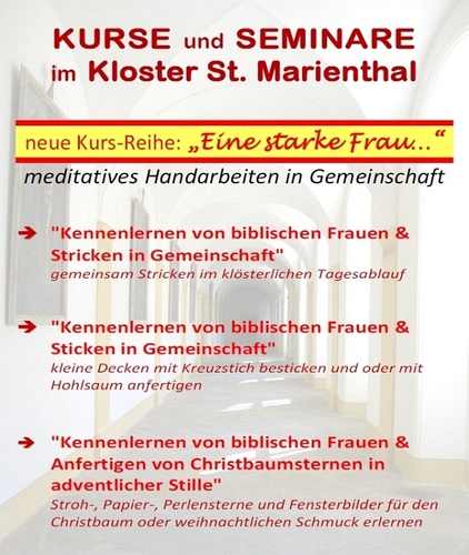 geistliche Begleitung bei uns im Kloster St. Marienthal