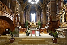 der neue Altarraum in unserer Klosterkirche St. Marienthal