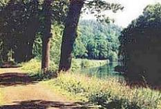 das Neißetal und Naturschutzgebiet beim Kloster St. Marienthal