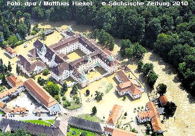 das Hochwasser am 07. und 08. August 2010 im Kloster St. Marienthal