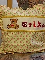 Ihr gewünschte Nahme auf Ihrem Kuschelkissen