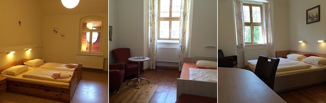 Übernachtungsmöglichkeiten in Gästezimmern vom Kloster St. Marienthal