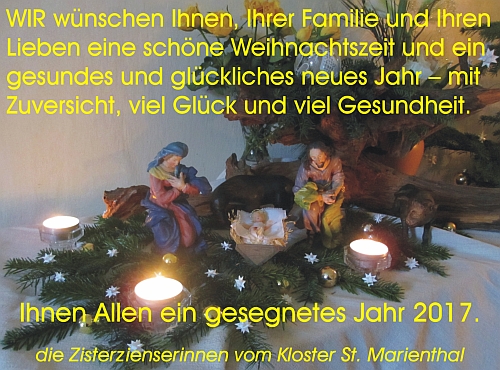 unser Weihnachtsgruß im Jahr 2016 für SIE und Ihre Lieben