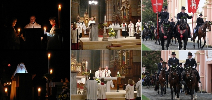 die Karwoche und die Ostertage 2024 bei uns im Kloster St. Marienthal